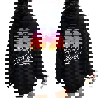 Fillealsa Danser Danse Danseuse Latin Sweat à capuche oversize pour femme avec imprimé dans le dos - Cadeauxyz