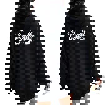 Filles Idée Cadeau Drôle Humour Prénom Pour Chantal Sweat à capuche oversize pour femme avec imprimé dans le dos - Cadeauxyz