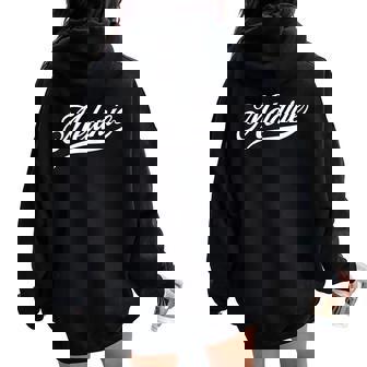 Filles Idée Cadeau Drôle Humour Prénom Pour Melanie Sweat à capuche oversize pour femme avec imprimé dans le dos - Cadeauxyz