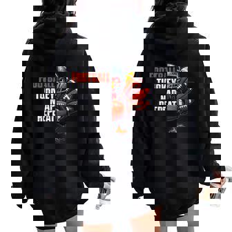 Football Turkey Nap Repeat Sports Fall Thanksgiving Boys Women Oversized Hoodie Back Print - Thegiftio