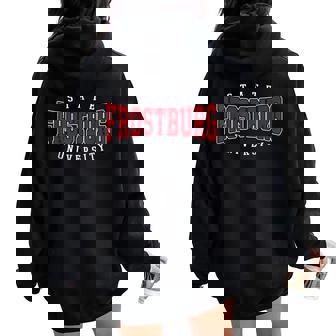 Frostburg Vintage University Arch For & Women Women Oversized Hoodie Back Print | Seseable FR