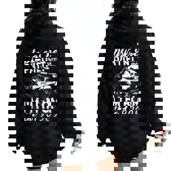 Fun Old People Please Be Patient With Me I'm From The 1900S Women Oversized Hoodie Back Print - Thegiftio