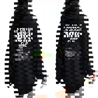 Gardening For Gardener Plant Lover Women Oversized Hoodie Back Print | Mazezy