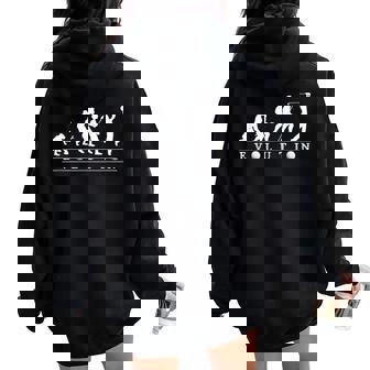 Golf Evolution Golf Golf Para Hombre O Golf Para Women Oversized Hoodie Back Print - Regaloses