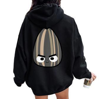 Good Egg Teacher Halloween Costume Group The Bad Seed Women Oversized Hoodie Back Print - Thegiftio