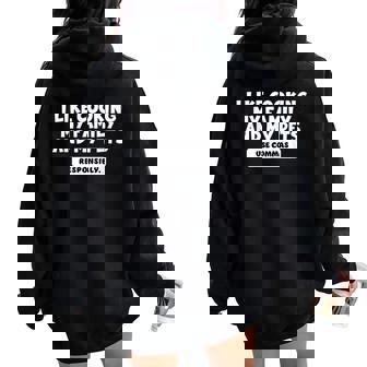 Grammar T Back To School English Teacher Women Oversized Hoodie Back Print | Seseable CA