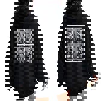 Horse Sunglasses Women Oversized Hoodie Back Print | Seseable CA