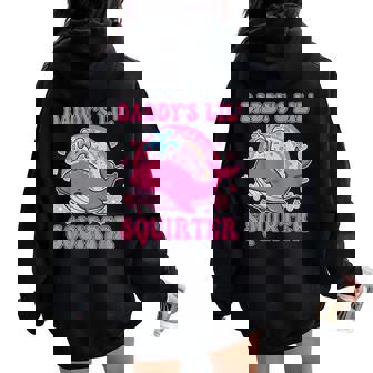 Inappropriate For Adult Humor Sarcastic Women Oversized Hoodie Back Print | Mazezy