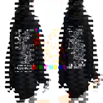 It's My 6Th Birthday Italian Brainrot Meme Boys Girls Women Oversized Hoodie Back Print | Seseable CA