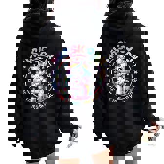 Nursicorn Rainbow Cute Unicorn Nurse Nursing Rn Women Women Oversized Hoodie Back Print - Thegiftio