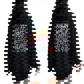 Reading Six Seven Meme Book Lover 67 Teacher Women Oversized Hoodie Back Print - Thegiftio