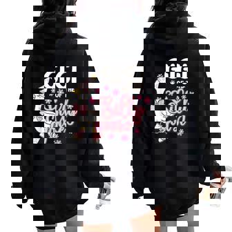 Gigi Of The Silly Goose 1St First Birthday Family Matching Women Oversized Hoodie Back Print | Seseable CA