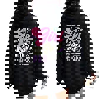 This Girl Knows How To Par Golf Lets Par Women Women Oversized Hoodie Back Print | Mazezy