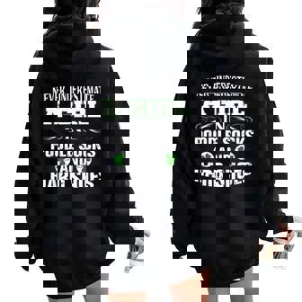 A Girl In Poodle Socks And Hard Shoes Irish Dance Women Oversized Hoodie Back Print | Mazezy