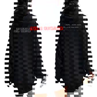 God Is Outdated Paganism Goth Dark Ambient Music Metal Women Oversized Hoodie Back Print | Mazezy