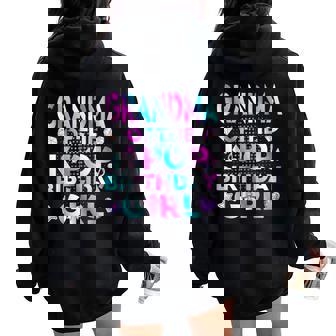 Grandma Of The Birthday Girl Kpop Family Matching Party Women Oversized Hoodie Back Print | Seseable FR