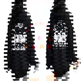 Groovy Its A Bootiful Day To Do Math Spooky Math Teacher Women Oversized Hoodie Back Print | Mazezy