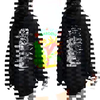 Grow A Garden Romanesco Burning Bud Fox Disco Bee Gamer Women Oversized Hoodie Back Print | Seseable UK