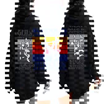 Gym School Important Muscles Importanter Workout Boys Girls Women Oversized Hoodie Back Print - Thegiftio