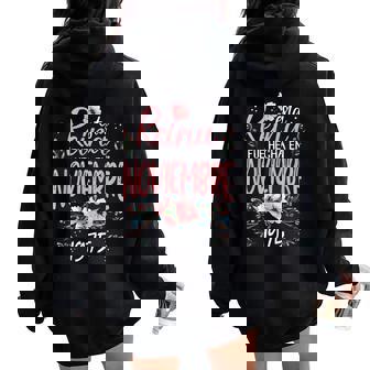 Hecha En Noviembre 1975 Regalo 50 Años Cumpleaños Women Oversized Hoodie Back Print - Regaloses