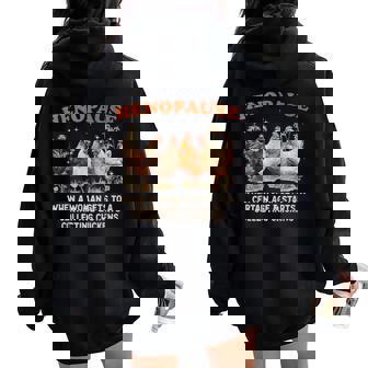 Henopause Collecting Chicken Farm Chicken Lovers Women Oversized Hoodie Back Print | Seseable CA