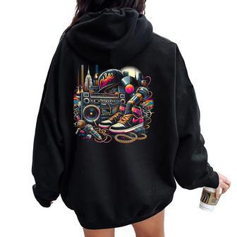 Hiphop Vibe Cool Graphic S 6Xl Graphic Women Oversized Hoodie Back Print - Thegiftio UK