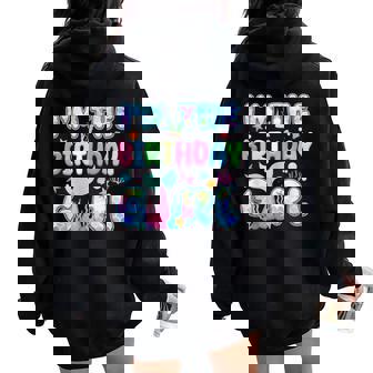 I'm The Birthday Mermaid Girl Family Matching Party Women Oversized Hoodie Back Print | Seseable UK