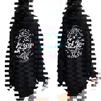 I'm Going To Be A Big Sister Again 2026 Baby Announcement Women Oversized Hoodie Back Print | Seseable UK