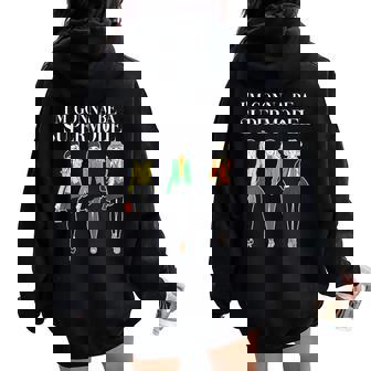 I'm Gonna Be A Supermodel Modeling Covergirl Glamour Fab Tee Women Oversized Hoodie Back Print | Mazezy