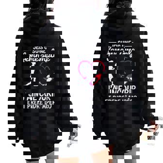 Imple J’Aime Courir Et L’Apéro Humour Course À Pied Sweat à capuche oversize pour femme avec imprimé dans le dos - Cadeauxyz