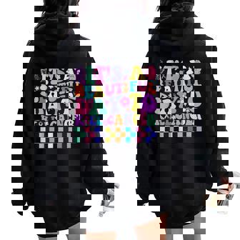 It’S A Beautiful Day To Kill Cancer Cute Oncology Nurse Women Oversized Hoodie Back Print | Mazezy