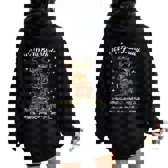 It's My Birthday Scorpio Queen Camo Bow Afro Black Girl Women Oversized Hoodie Back Print - Thegiftio