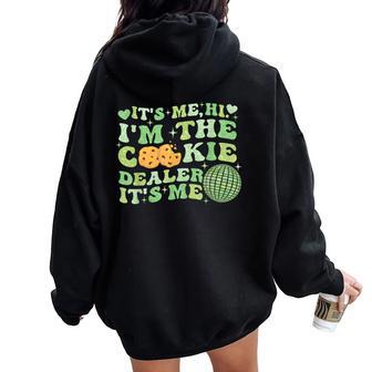 It's Me Hi Im The Cookie Dealer Scouting Girls Women Oversized Hoodie Back Print - Thegiftio
