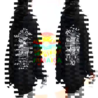 Here We Come Jamaica 2026 Girls Trip Family Summer Vacation Women Oversized Hoodie Back Print | Seseable UK