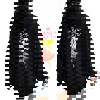 Japonais 80S Retro Candy Cartoonintage Anime Manga Sweat à capuche oversize pour femme avec imprimé dans le dos - Cadeauxyz