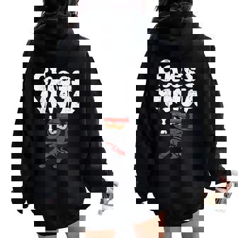 Jeu D'échecs Ninja Amusant Pour Homme Enfant Sweat à capuche oversize pour femme avec imprimé dans le dos - Cadeauxyz