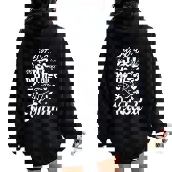 Just A Girl Who Loves Netball For Girls Cute Netball Player Women Oversized Hoodie Back Print | Mazezy