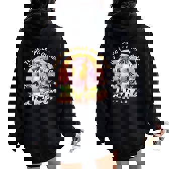 Juste Une Fille Qui Adore La Kpop Chevaux Kawaii Sweat à capuche oversize pour femme avec imprimé dans le dos - Cadeauxyz