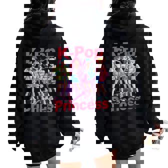 K-Pop Princesse Coréenne Pop Music Idol Groupe Concert Band Fille Sweat à capuche oversize pour femme avec imprimé dans le dos - Cadeauxyz