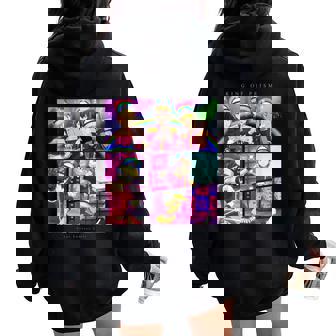 King Of Prism-Your Endless Call- 場面写over The Rainbow レディース オーバーサイズ パーカー バックプリント - Kawaiitshirt