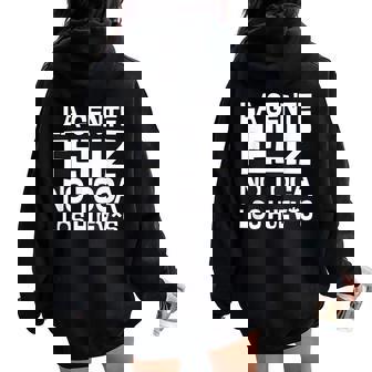 La Gente Feliz No Toca Los Huevos Para Hombre Y Women Oversized Hoodie Back Print - Regaloses