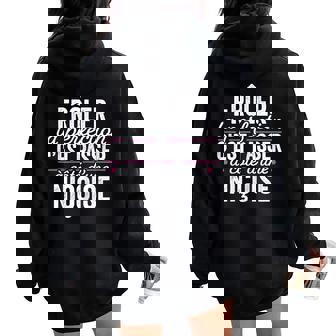 La Niçoise Parfaite Cadeau Humour Nice Sweat à capuche oversize pour femme avec imprimé dans le dos - Cadeauxyz