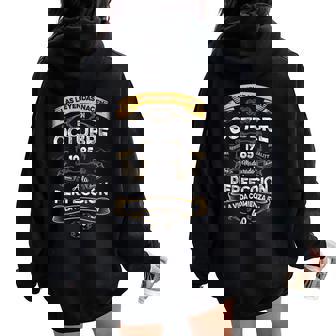 Leyendas Octubre 1985 Hombre 40 Años Cumpleaños Women Oversized Hoodie Back Print - Regaloses