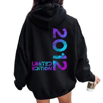 Limited Edition 2012 Boy Girl 14Th Birthday 14 Women Oversized Hoodie Back Print - Thegiftio UK
