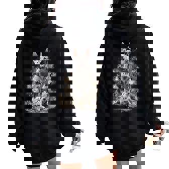 Lindo Bull Terrier Arte Para Hombres Y Es Bull Terrier Amante De Los Perros Women Oversized Hoodie Back Print - Regaloses