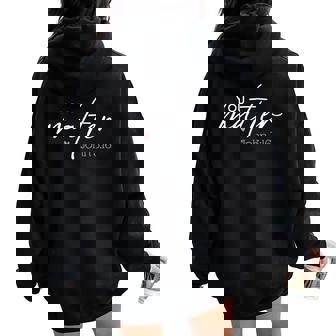 You Matter John 3 16 Bible Verse Christian Faith Quote Women Oversized Hoodie Back Print | Seseable FR