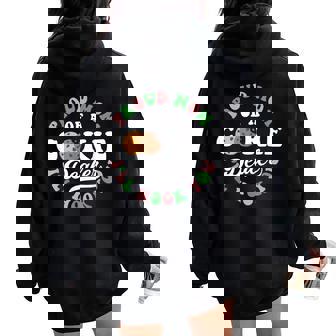 Mom Of A Cookie Dealer Groovy Troop Leader Scout Matching Women Oversized Hoodie Back Print - Thegiftio