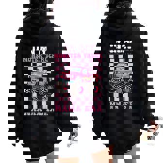 In My Monster Truck Mama Era Monster Truck Lovers Women Oversized Hoodie Back Print | Seseable CA