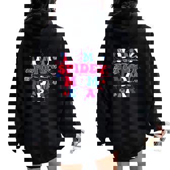 Mother Day In My Spider Mom Era Women Oversized Hoodie Back Print - Seseable