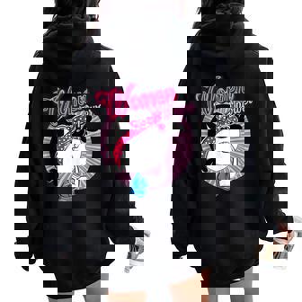 Muxote Power 8M 8 De Marzo Dia De La In Mangas Women Oversized Hoodie Back Print - Regaloses